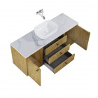 Elita Meble Legacy szafka podumywalkowa 140 cm wisząca dąb naturalny fornir 168917