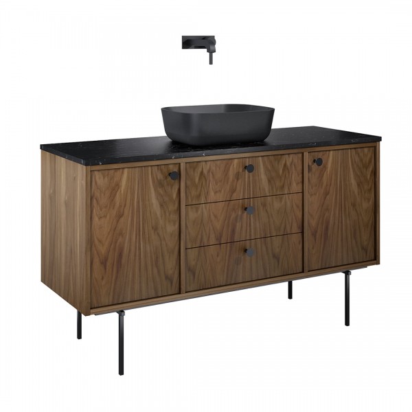 Elita Meble Legacy szafka podumywalkowa 140 cm wisząca orzech amerykański fornir 168916