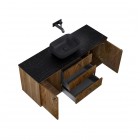 Elita Meble Legacy szafka podumywalkowa 140 cm wisząca orzech amerykański fornir 168916