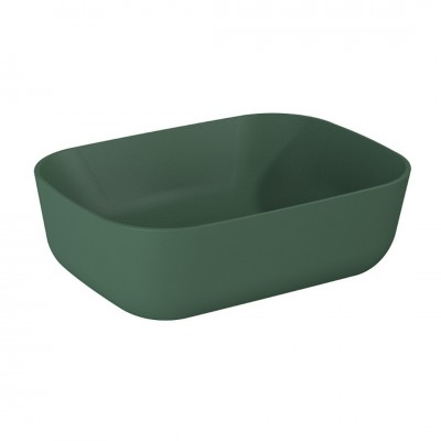 Elita Meble Reni umywalka nablatowa 45,5x32,5 cm zielony mat 146028