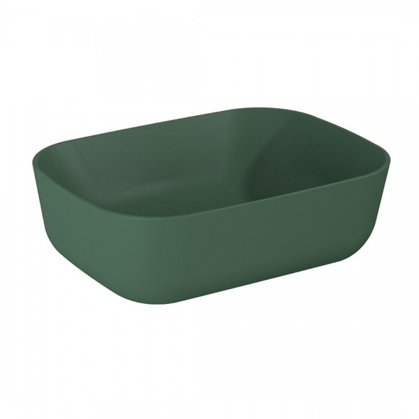 Elita Meble Reni umywalka nablatowa 45,5x32,5 cm zielony mat 146028