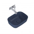Elita Meble Reni umywalka nablatowa 45,5x32,5 cm granatowy mat 146029