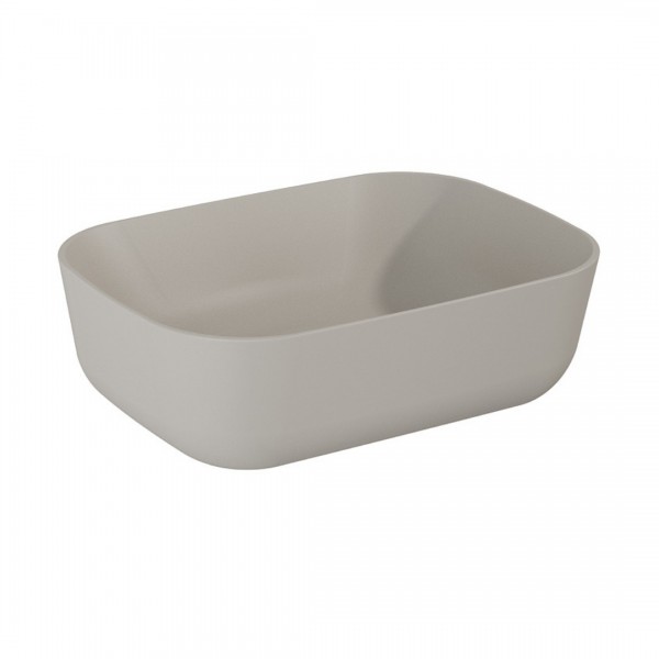 Elita Meble Reni umywalka nablatowa 45,5x32,5 cm beżowy mat 146027