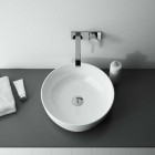 Elita Meble Lorca umywalka nablatowa okrągła 41,5 cm biały połysk 145048