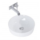 Elita Meble Lorca umywalka nablatowa okrągła 41,5 cm biały połysk 145048