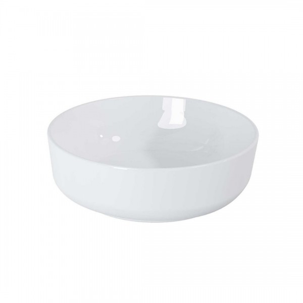 Elita Meble Lorca umywalka nablatowa okrągła 41,5 cm biały połysk 145048