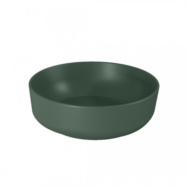 Elita Meble Lorca umywalka nablatowa okrągła 41,5 cm zielony mat 146055