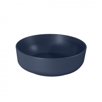 Elita Meble Lorca umywalka nablatowa okrągła 41,5 cm niebieski mat 146056