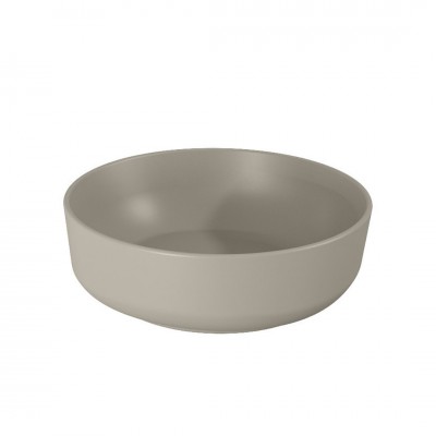 Elita Meble Lorca umywalka nablatowa okrągła 41,5 cm beżowy mat 146054