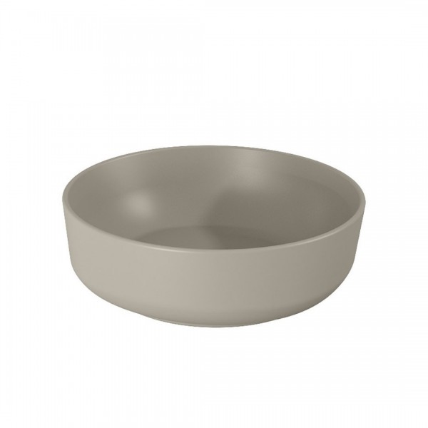 Elita Meble Lorca umywalka nablatowa okrągła 41,5 cm beżowy mat 146054