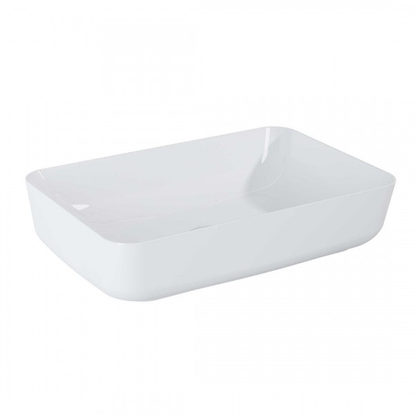 Elita Meble Nomia umywalka nablatowa okrągła 50x39 cm biały połysk 145042