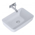 Elita Meble Nomia umywalka nablatowa okrągła 50x39 cm stone mat 145292