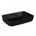 Elita Meble Nomia umywalka nablatowa okrągła 50x39 cm czarny mat 145291