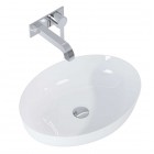 Elita Meble Rika umywalka nablatowa 52x39,5 cm biały połysk 145056