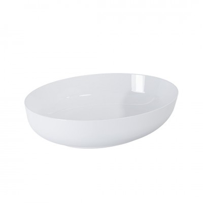 Elita Meble Rika umywalka nablatowa 52x39,5 cm biały połysk 145056