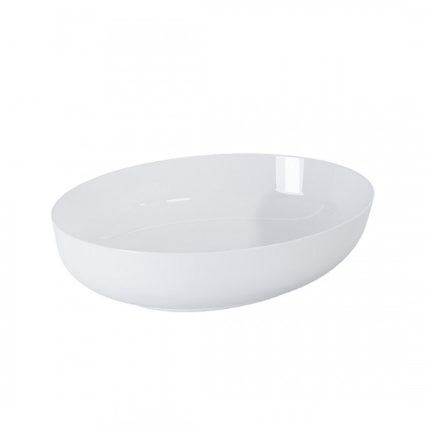 Elita Meble Rika umywalka nablatowa 52x39,5 cm biały połysk 145056