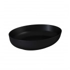 Elita Meble Rika umywalka nablatowa 52x39,5 cm czarny mat 145001