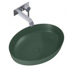 Elita Meble Rika umywalka nablatowa 52x39,5 cm zielony mat 146049