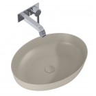 Elita Meble Rika umywalka nablatowa 52x39,5 cm beżowy mat 146048