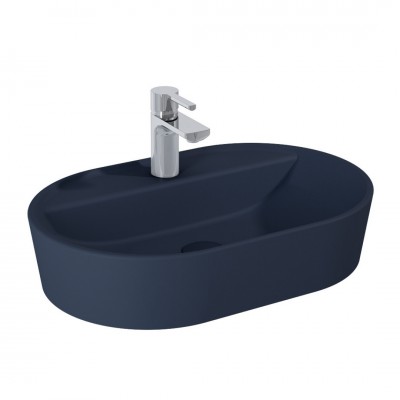 Elita Meble Babette umywalka nablatowa 61,2x41,2 cm granatowy mat 146042
