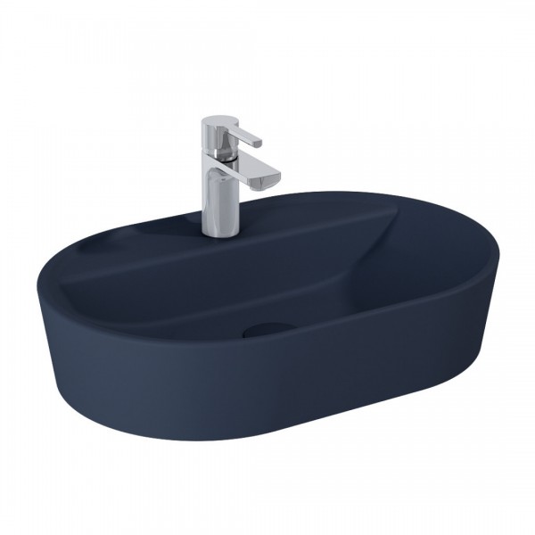 Elita Meble Babette umywalka nablatowa 61,2x41,2 cm granatowy mat 146042