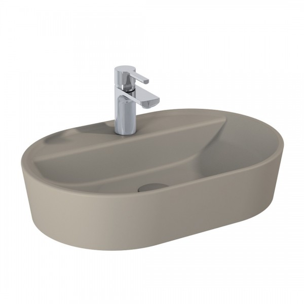 Elita Meble Babette umywalka nablatowa 61,2x41,2 cm beżowy mat 146041