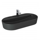 Elita Meble Babette umywalka nablatowa 80x40 antracyt mat 145108