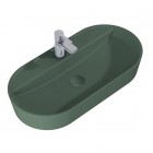 Elita Meble Babette umywalka nablatowa 80x40 cm zielony mat 146046