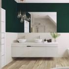 Elita Meble Miko umywalka nablatowa okrągła 36 cm biała 145295