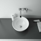 Elita Meble Miko umywalka nablatowa okrągła 36 cm biała 145295