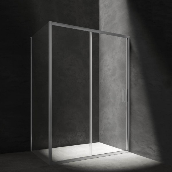 Omnires Chelsea kabina prysznicowa prostokątna 120x80 cm chrom CH1280CRTR