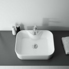 Elita Meble Fiona umywalka nablatowa 48x37 cm biała 145023