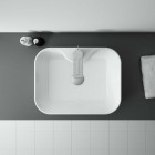 Elita Meble Fiona umywalka nablatowa 48x37 cm biała 145023