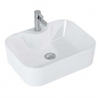 Elita Meble Fiona umywalka nablatowa 48x37 cm biała 145023