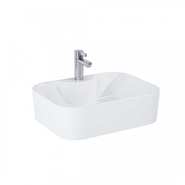 Elita Meble Fiona umywalka nablatowa 48x37 cm biała 145023