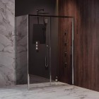 Omnires Chelsea kabina prysznicowa prostokątna 120x80 cm chrom CH1280CRTR