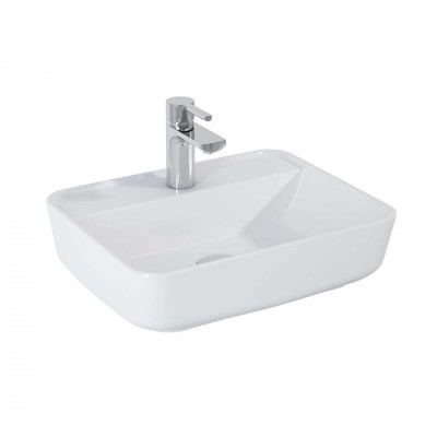 Elita Meble Enzo umywalka nablatowa 51x40 cm biała 145082