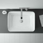 Elita Meble Bivio umywalka nablatowa 54x42 cm biała 145038