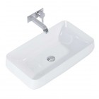 Elita Meble Agnes umywalka nablatowa 71,5x41 cm biała 145029