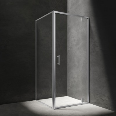 Omnires S kabina prysznicowa prostokątna 100x90 cm chrom S-90DCRTR
