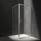 Omnires S kabina prysznicowa prostokątna 100x90 cm chrom S-90DCRTR