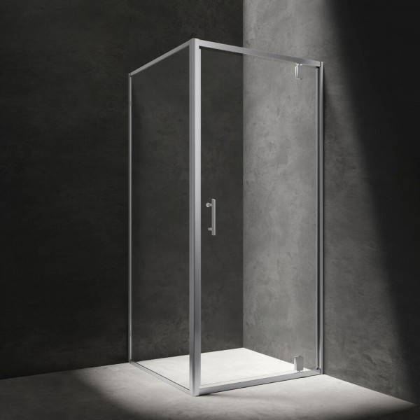 Omnires S kabina prysznicowa kwadratowa 90 cm chrom S-90KCRTR