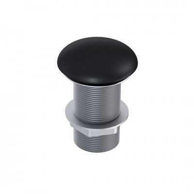 Elita Meble korek klik-klak do umywalki okrągły ceramiczny czarny mat 167958