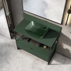 Elita Meble korek klik-klak do umywalki okrągły zielony mat 168280