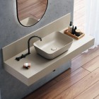 Elita Meble korek klik-klak do umywalki okrągły beżowy mat 168279