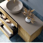 Elita Meble ElitStone blat 120x46x1,5 cm marmur beżowy mat 168218