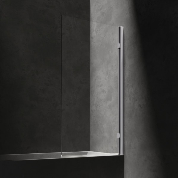 Omnires Waterloo parawan 1-skrzydłowy 80x150 cm chrom HMP80XCRTR