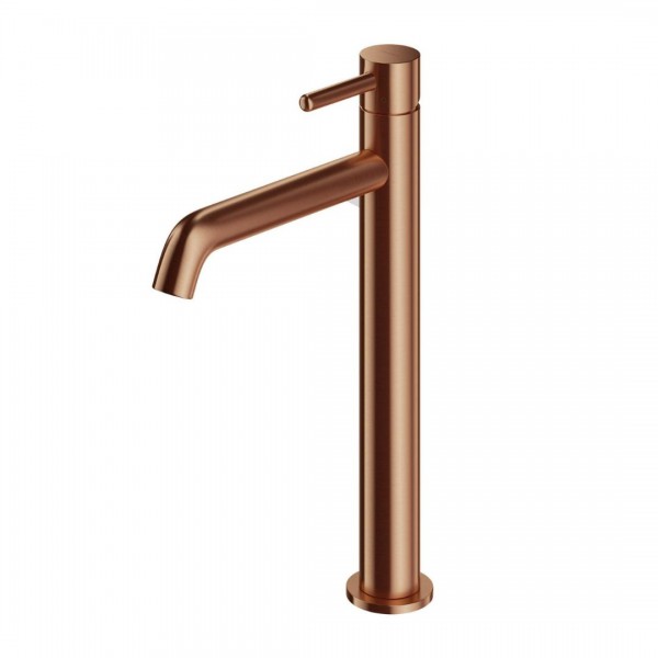 Omnires Y bateria umywalkowa wysoka stojąca miedź szczotkowana Y1212CPB