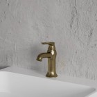 Omnires Art Deco bateria umywalkowa stojąca retro brąz antyczny AD5110BR