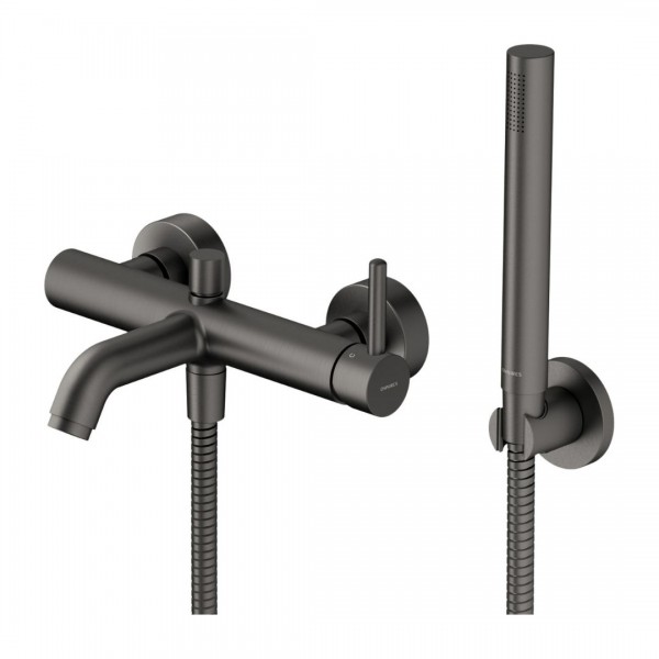 Omnires Y bateria wannowa ścienna grafit Y1231GR